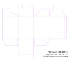 Consumer Packaging Mockup (Dielines Only) by Christine G. Adamo of WriteReviseEdit.com