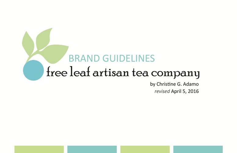 Branding Guidelines Cover Sheet created by Christine G. Adamo of WriteReviseEdit.com