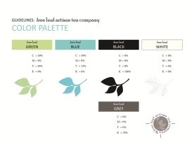 Branding Guidelines Pg. 2, Color Palette Specs by Christine G. Adamo of WriteReviseEdit.com